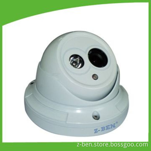 CCD Dome Camera with 1pc Dot-matrix High-power IR LED and 700TVL Horizontal Resolution